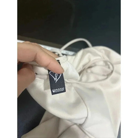 Windsor Spaghetti Stap Slip Maxi Dress Size 6 High Slit Bridal Homecoming Prom - Picture 5 of 8